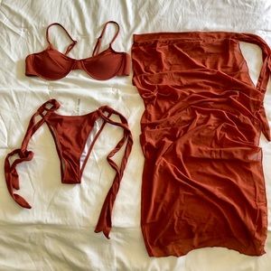 SHEIN 3 PC Bikini Set